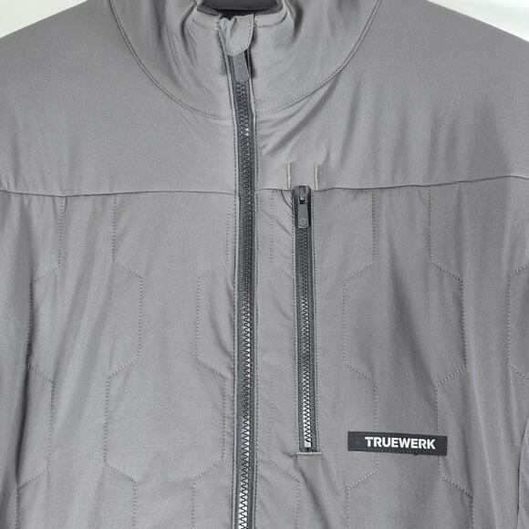 TrueWerk M3 Woobie Jacket Deep Gray Insulated Full Zip Lightweight Puffer Mens M - Picture 5 of 10